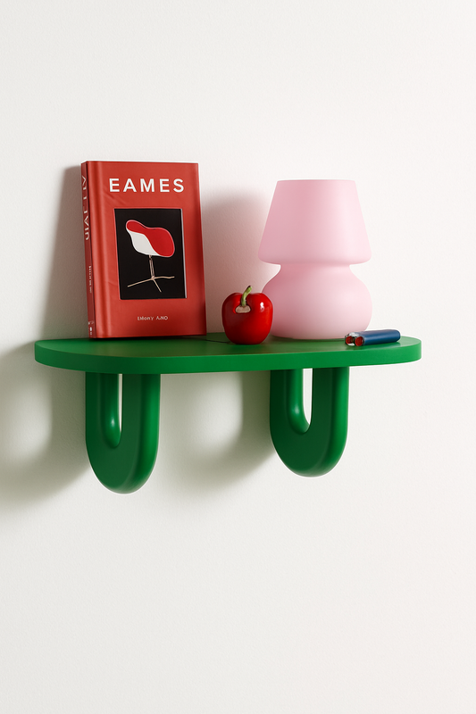 Green Loop Wall Shelf