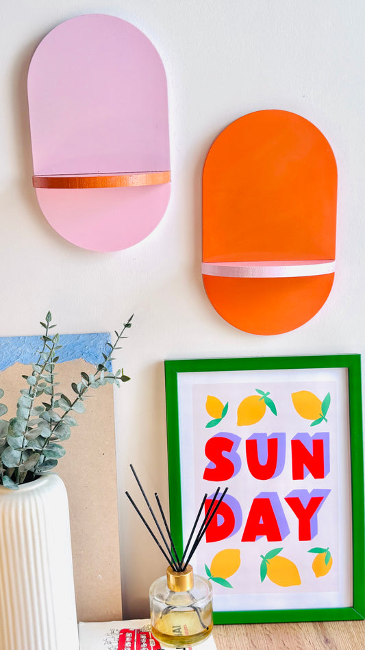 Pop Vibe Wall Shelf (Set of 2)