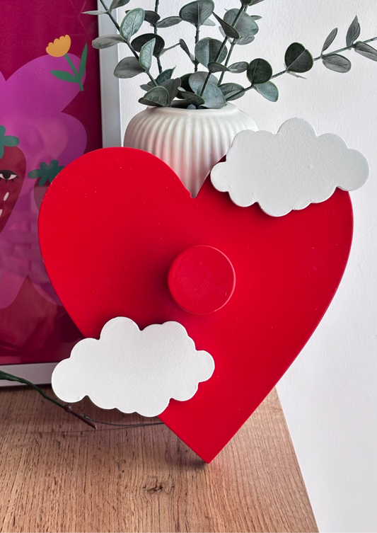 Whimsical Heart Hook (Set of 2)